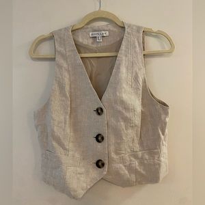 Shona Joy Luna Tailored Fitted Vest Size US 8/Aus 12